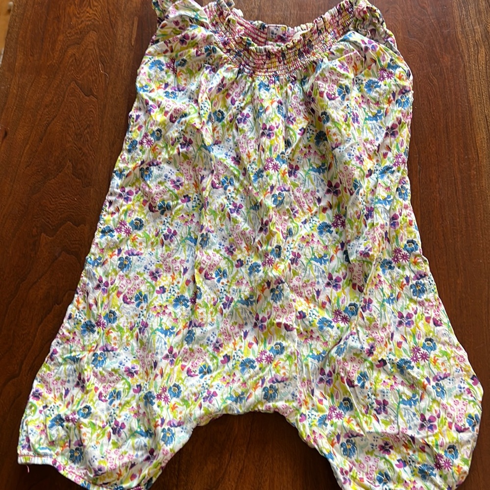 Girl’s 18-24m lightweight Peek floral romper